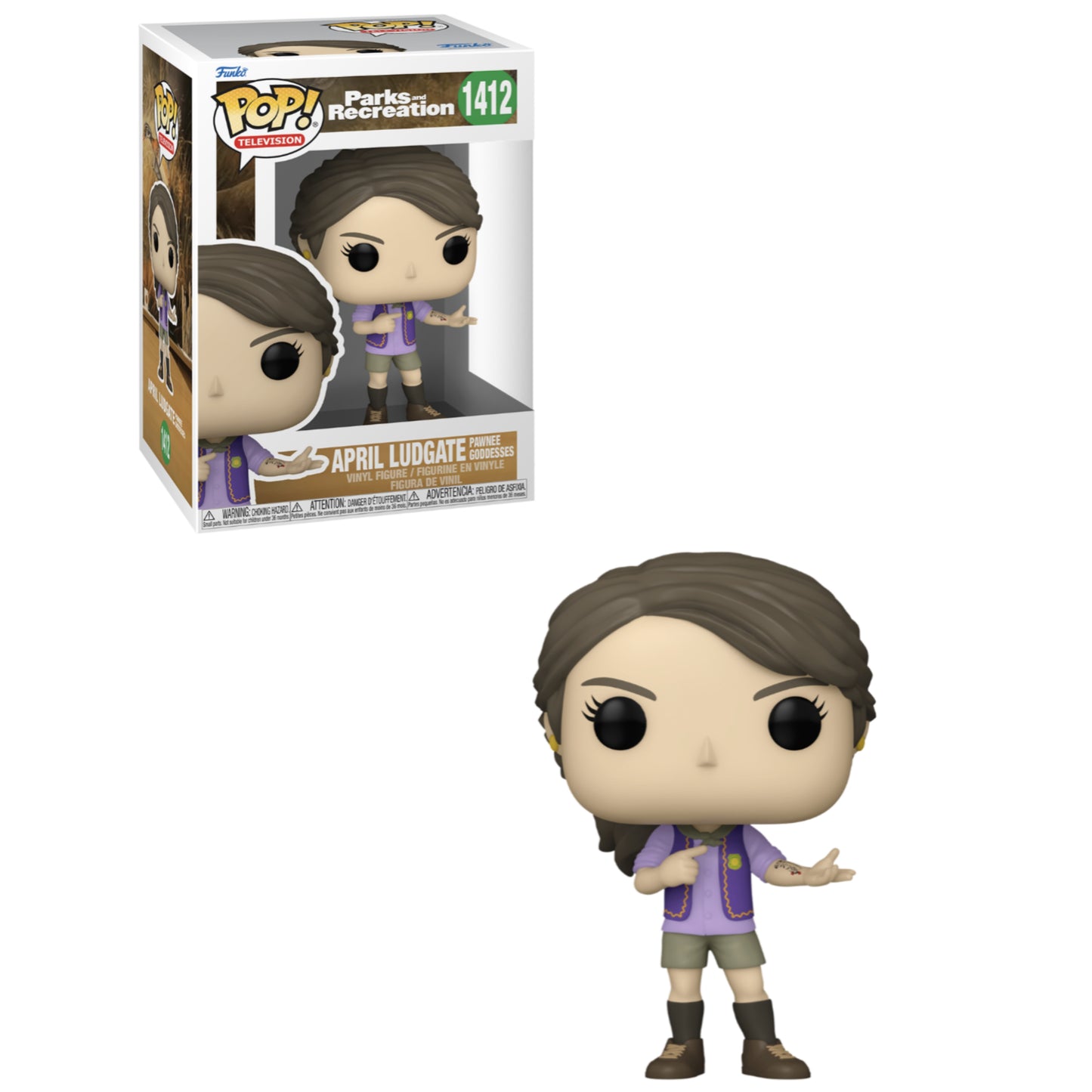 Funko POP! TV: Parks and Recreation - April Ludgate (Pawnee Goddesses) #1412 Figure