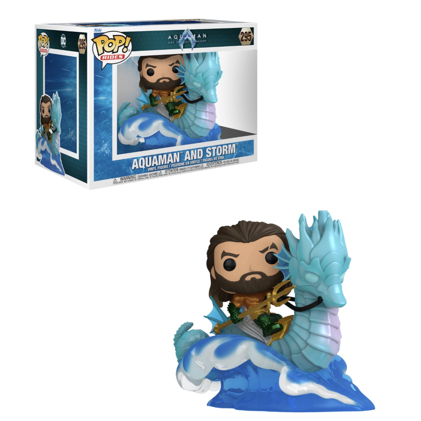 Funko POP! Rides: Aquaman and the Lost Kingdom - Aquaman and Storm #295 Figure