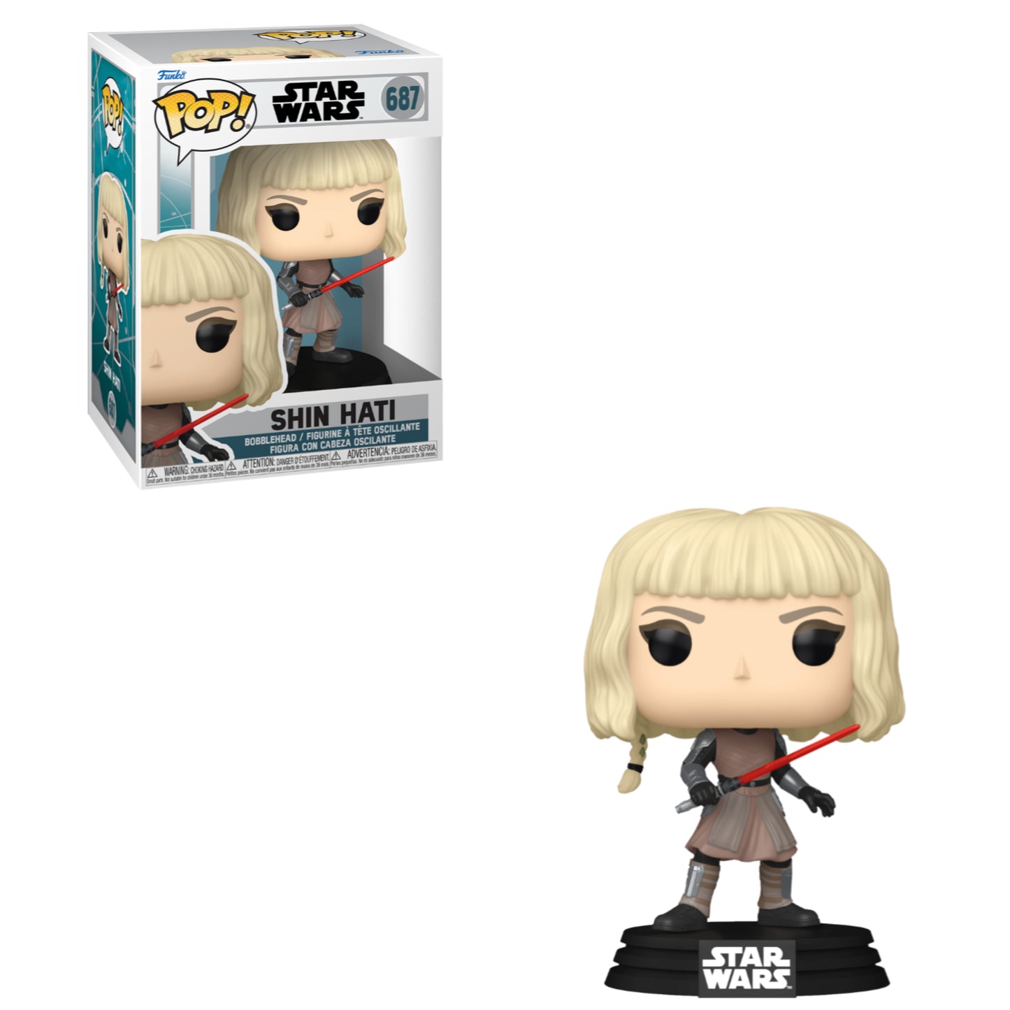 Funko POP! Star Wars: Ahsoka - Shin Hati #687 Figure