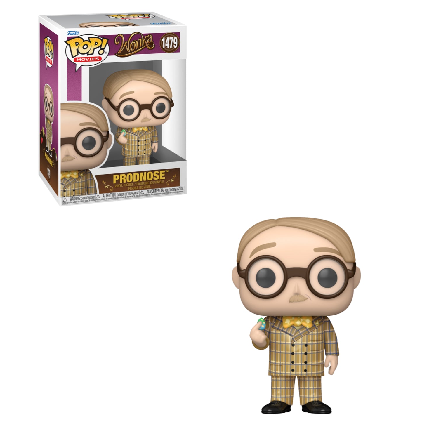 Funko POP! Movies: Willy Wonka & the Chocolate Factory - Prodnose #1479 Figure