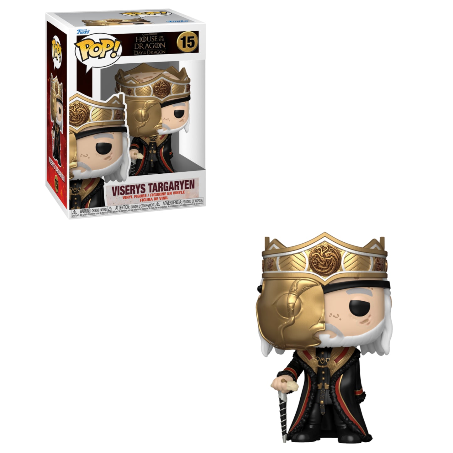 Funko POP! TV: House of the Dragon - Viserys Targaryen #15 Figure