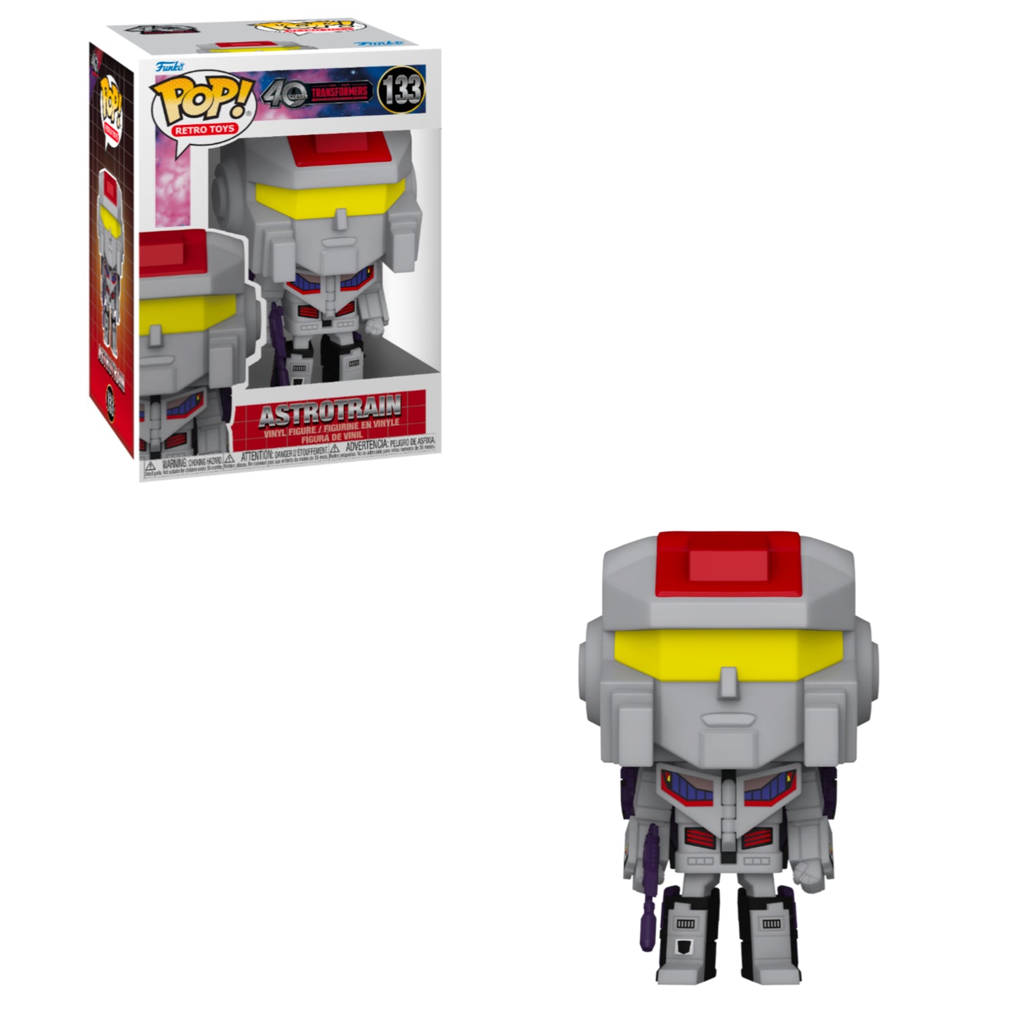 Funko POP! Retro Toys: Transformers - Astrotrain #133 Figure