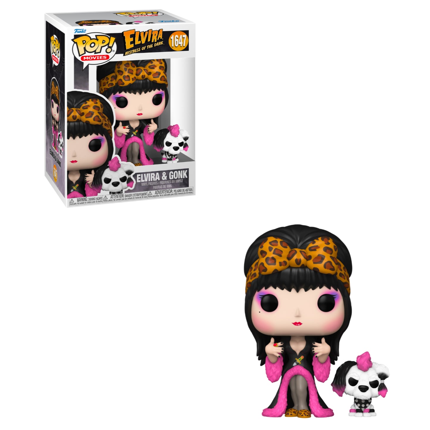 Funko POP! Movies: Elvira - Elvira & Gonk #1647 Figure