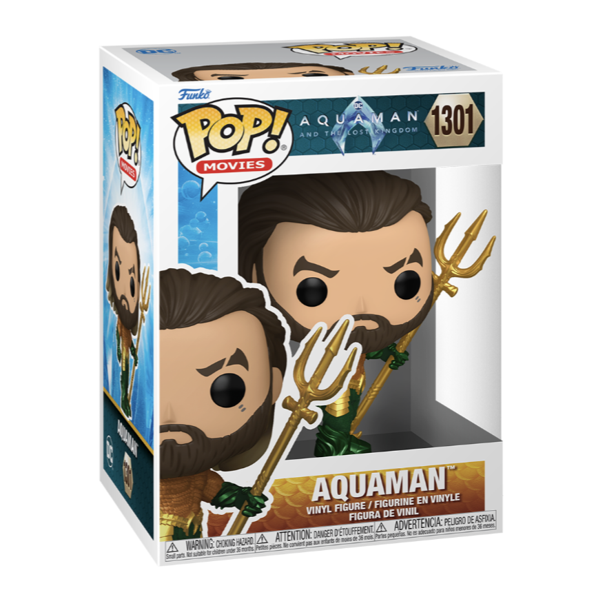 Funko POP! Movies: Aquaman and the Lost Kingdom - Aquaman #1301 Figure