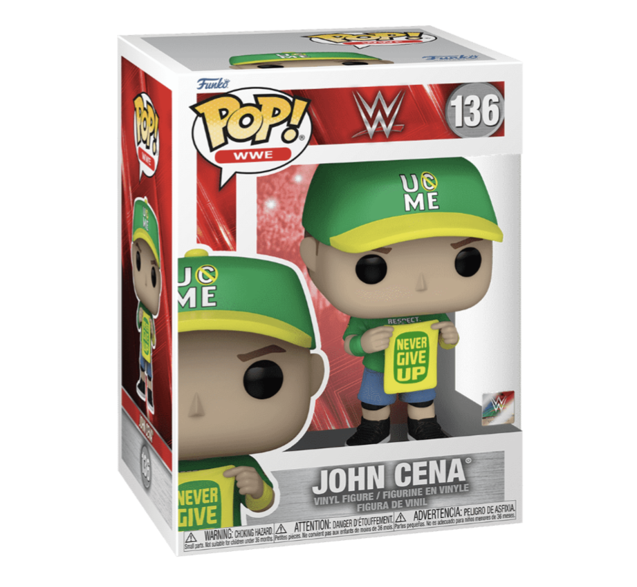 Funko POP! WWE: John Cena(Never give up) #136 Figure