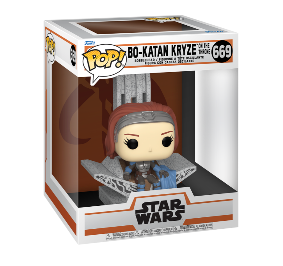 Funko POP! Star Wars: The Mandalorian - Bo-Katan Kryze on the Throne #669 Figure