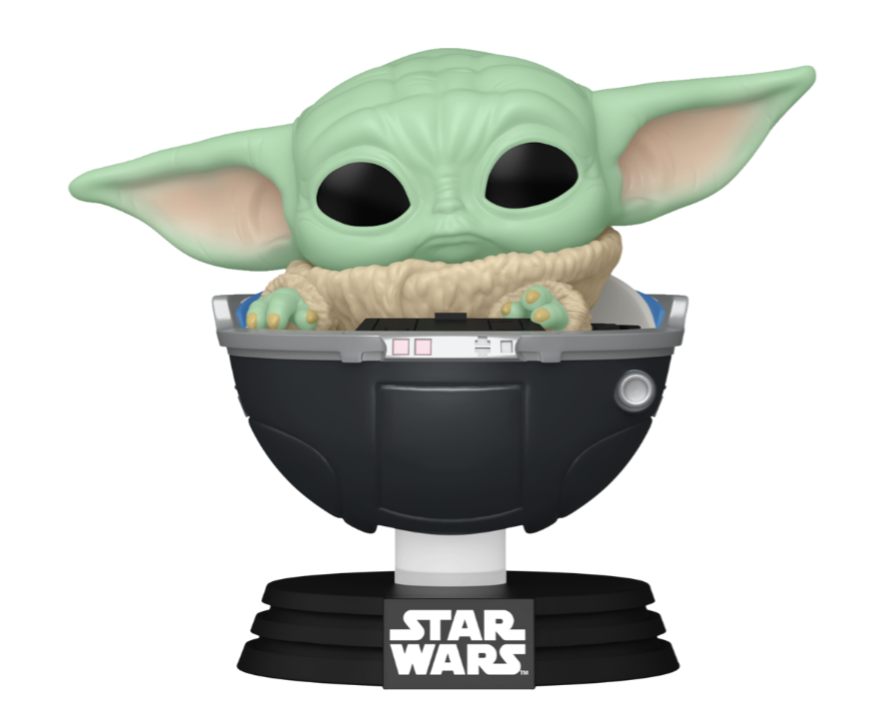 Funko POP! Star Wars: The Mandalorian - Grogu (In hovering pram) #664 Figure