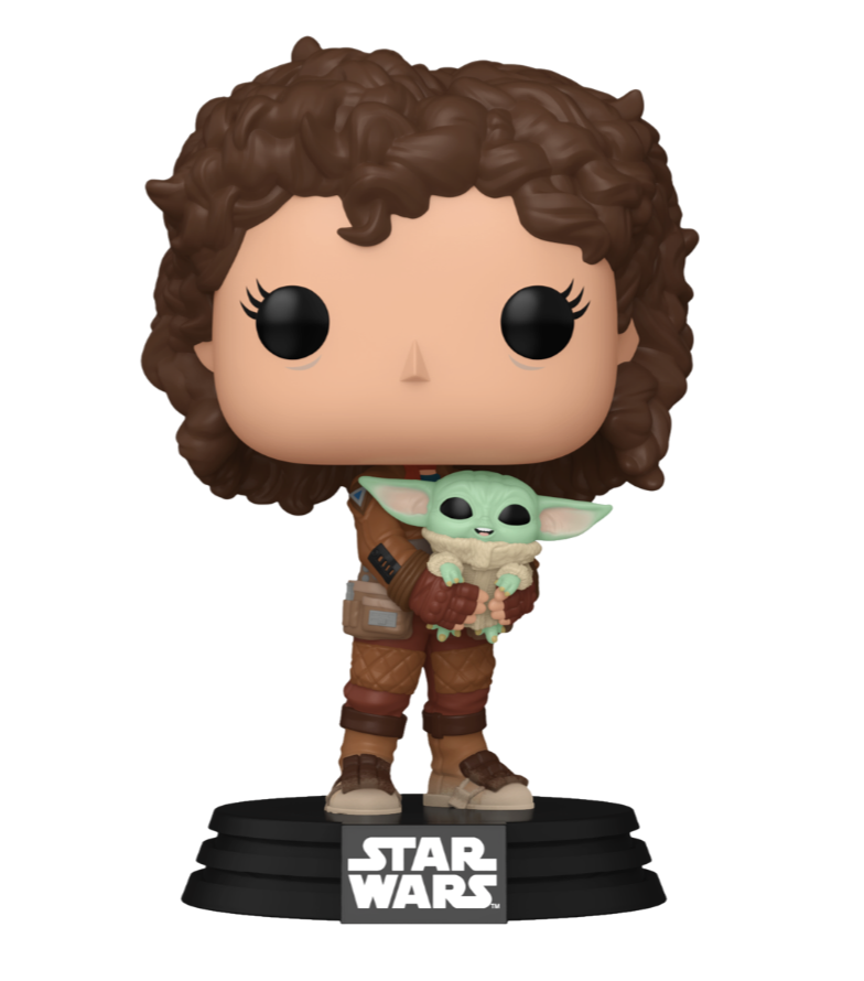 Funko POP! Star Wars: The Mandalorian - Peli Motto with Grogu #665 Figure