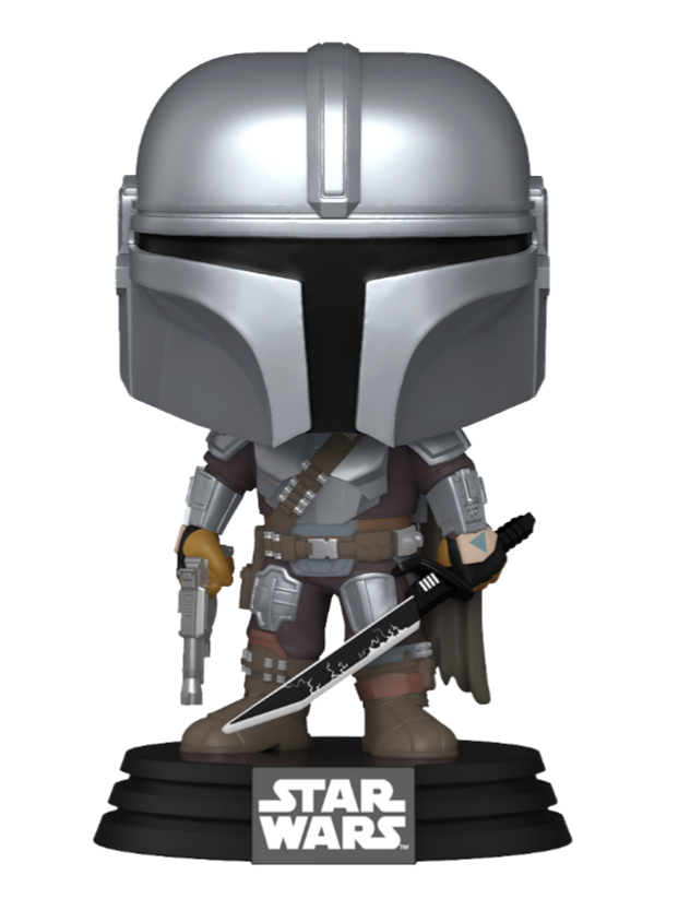 Funko POP! Star Wars: The Mandalorian - The Mandalorian with Darksaber #663 Figure