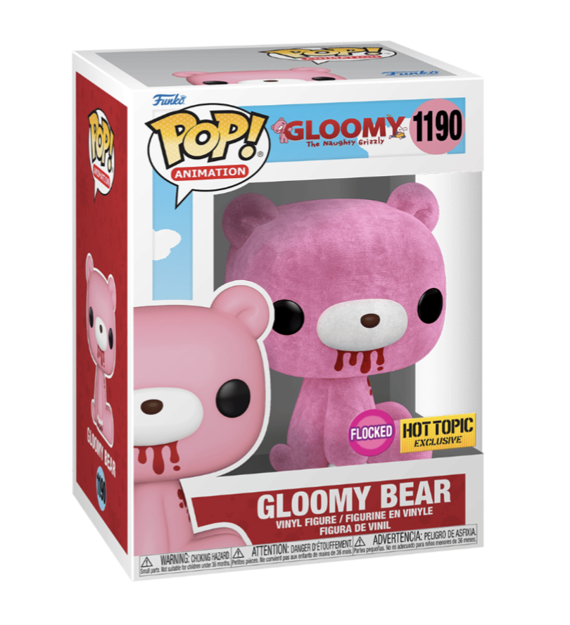 Funko POP! Animation: Gloomy - Gloomy Bear (Flocked) #1190 Figure