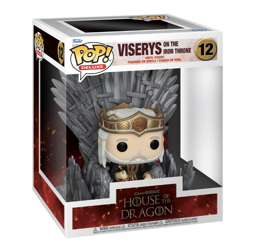Funko POP! TV: House of the Dragon - Viserys on the Iron Throne #12 Figure