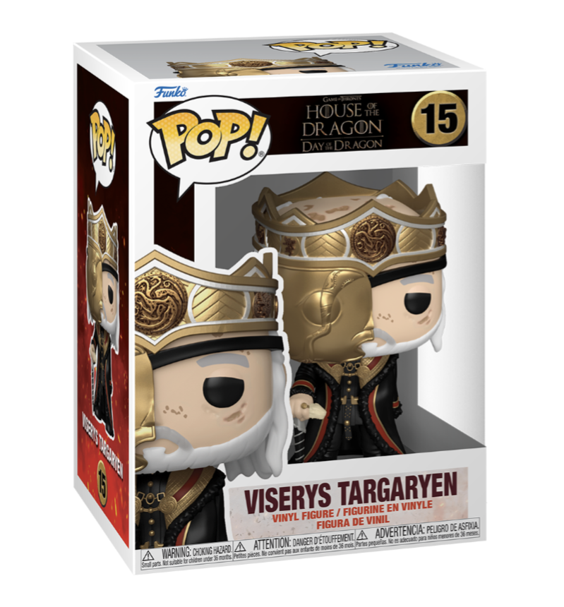 Funko POP! TV: House of the Dragon - Viserys Targaryen #15 Figure