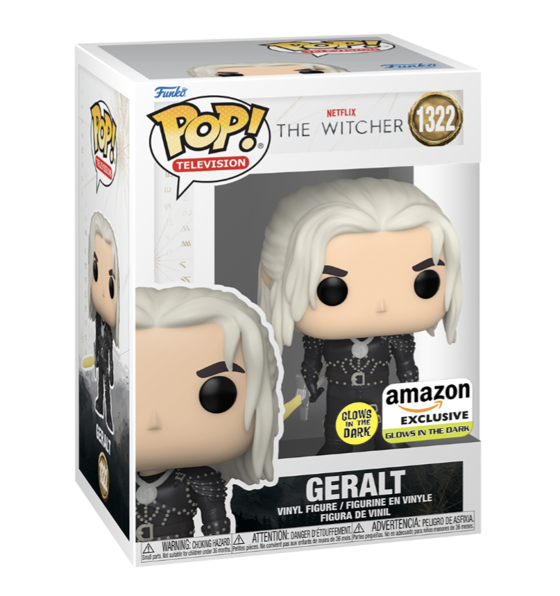 Funko POP! TV: The Witcher - Geralt with sword(Glow) #1322 Figure