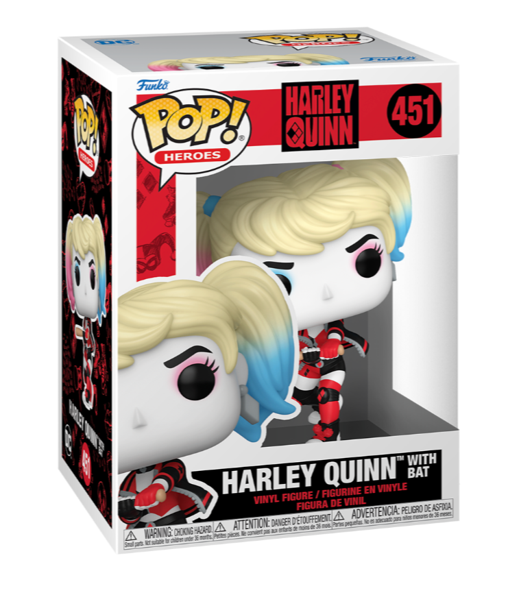 Funko POP! DC Heroes: Harley Quinn with Bat #451 Figure