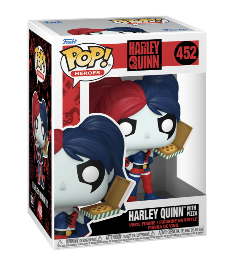 Funko POP! DC Heroes: Harley Quinn with Pizza #452 Figure