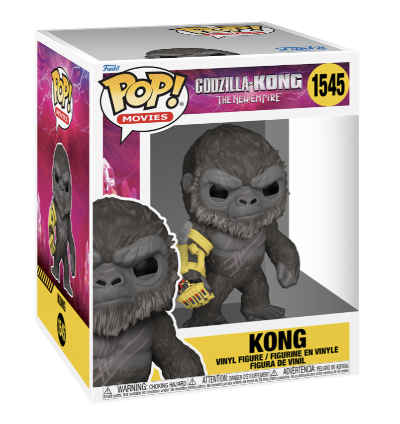 Funko POP! Movies: Godzilla vs Kong: The New Empire - Kong (Supersized) #1545 Figure