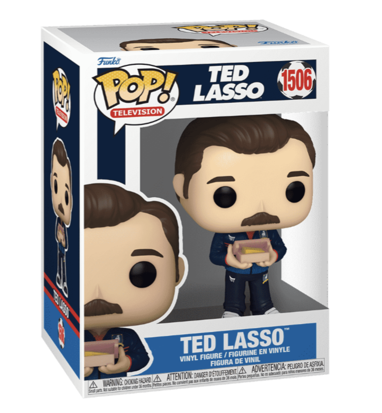 Funko POP! TV: Ted Lasso - Ted Lasso with biscuits #1506 Figure