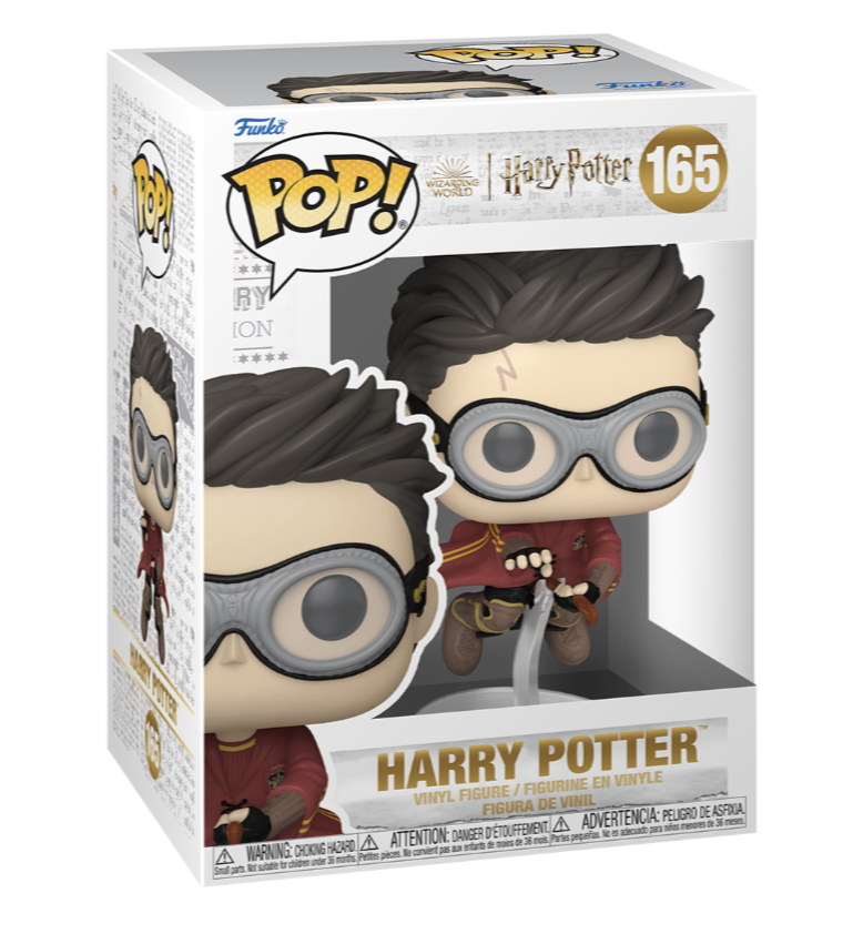 Funko POP! Movies: Harry Potter: Harry Potter with Broom #165 Figure