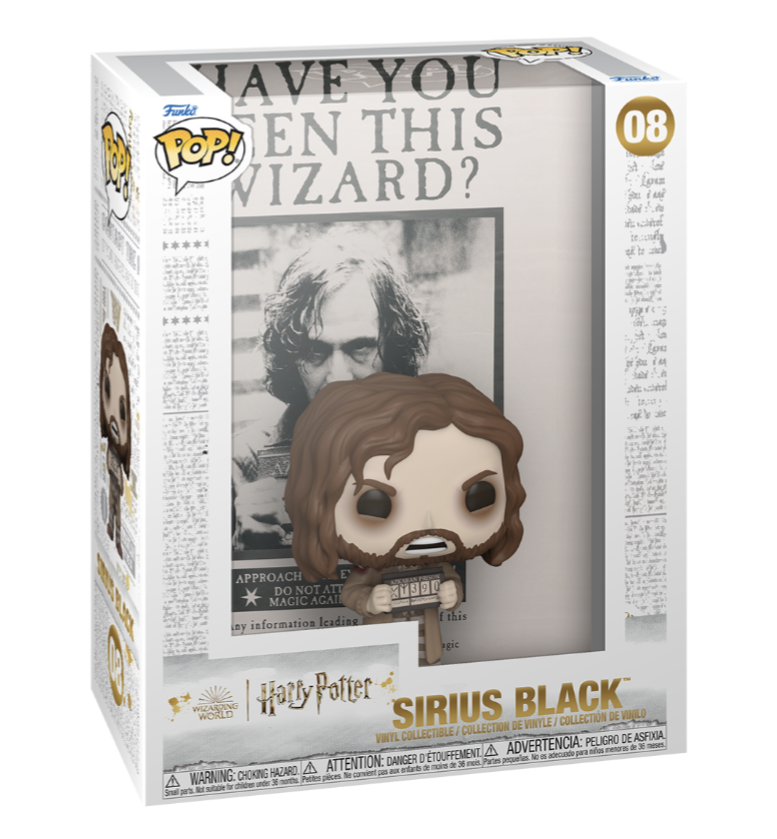 Funko POP! Movies: Harry Potter: Sirius Black (Wanted Poster) #08 Figure