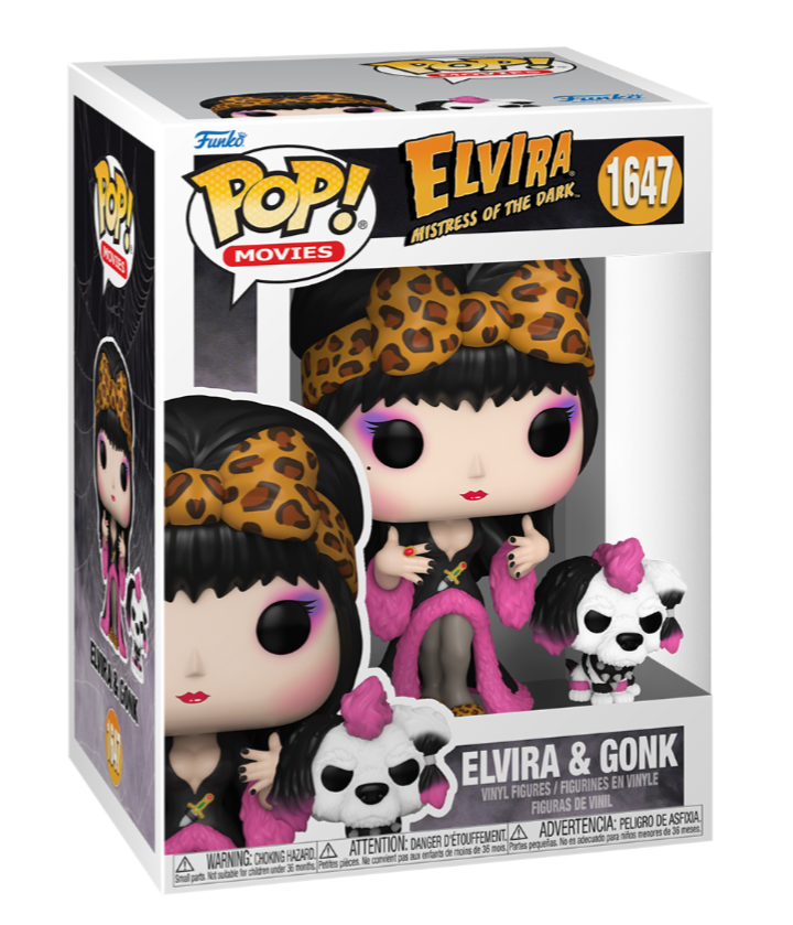 Funko POP! Movies: Elvira - Elvira & Gonk #1647 Figure