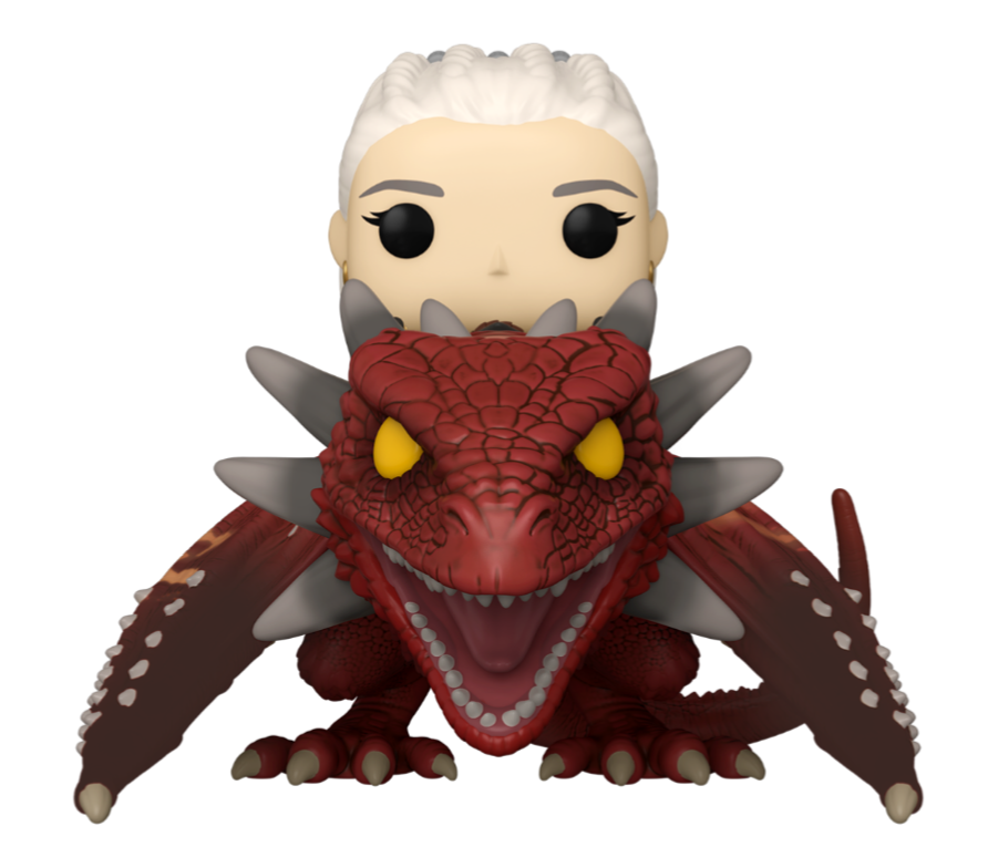 Funko POP! Rides: House of the Dragon - Rhaenys Targaryen with Meleys #124 Figure