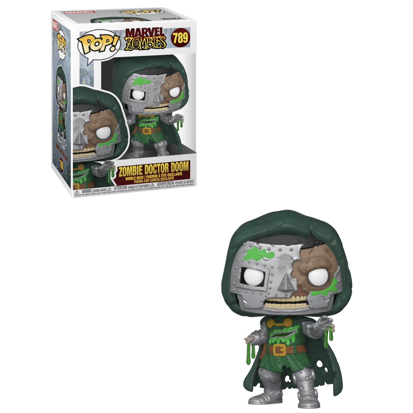 Funko POP! Marvel Zombies: Zombie Doctor Doom #789 Figure