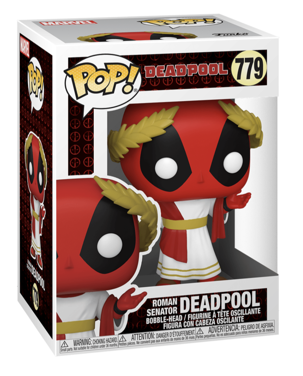 Funko POP! Marvel: Deadpool 30th – Roman Senator Deadpool #779 Figure