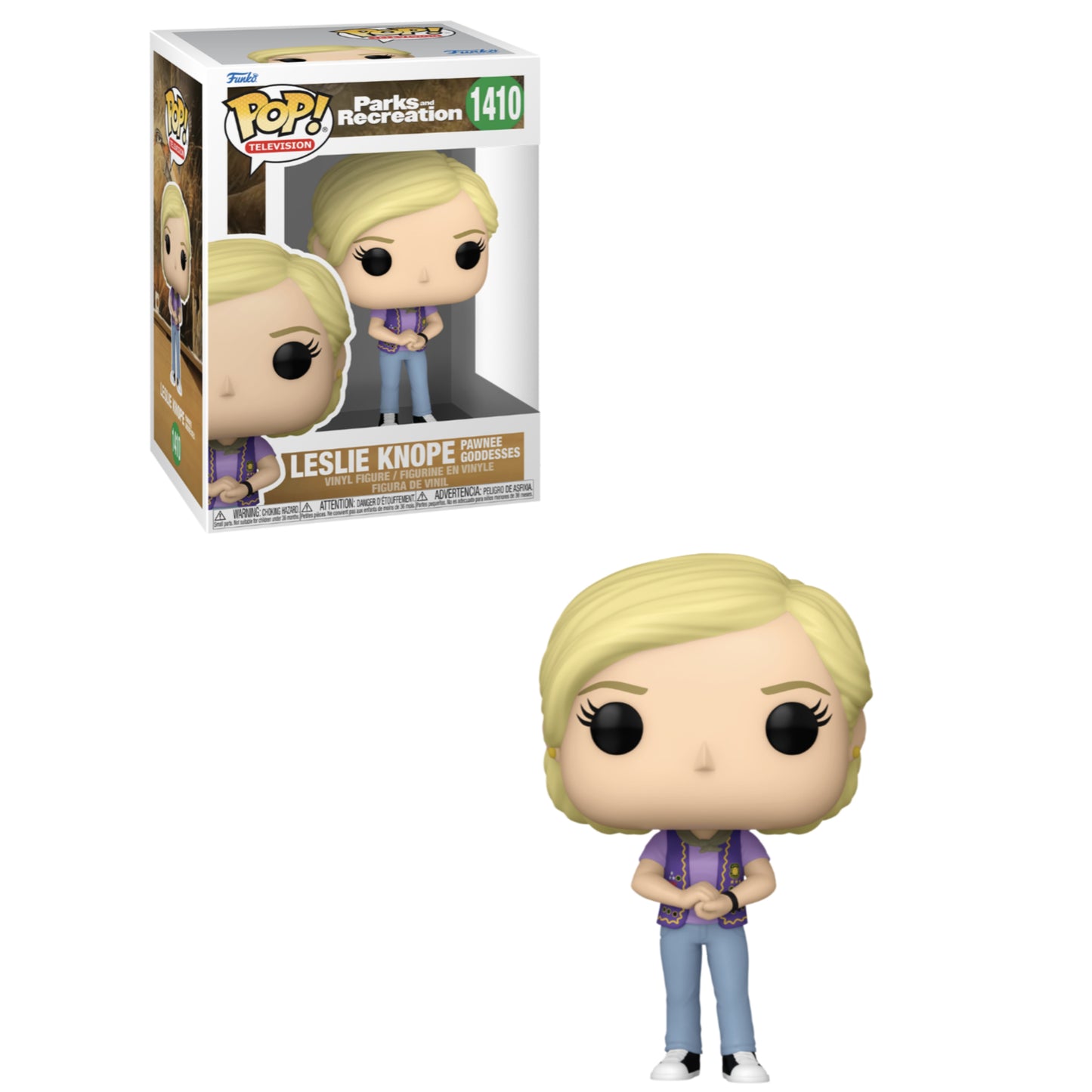 Funko POP! TV: Parks and Recreation - Leslie Knope (Pawnee Goddesses) #1410 Figure