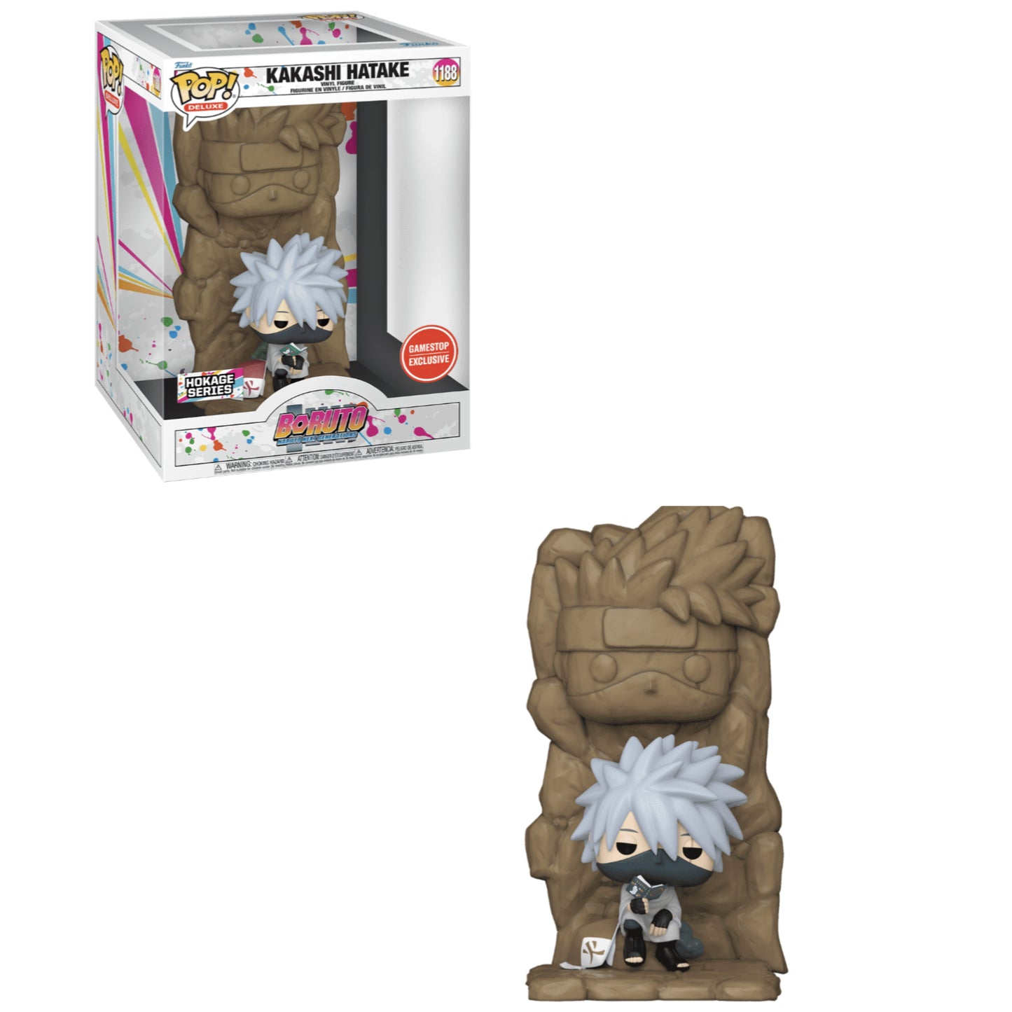 Funko POP! Deluxe: Naruto Boruto - Kakashi Hatake #1188 Figure (Exclusive)
