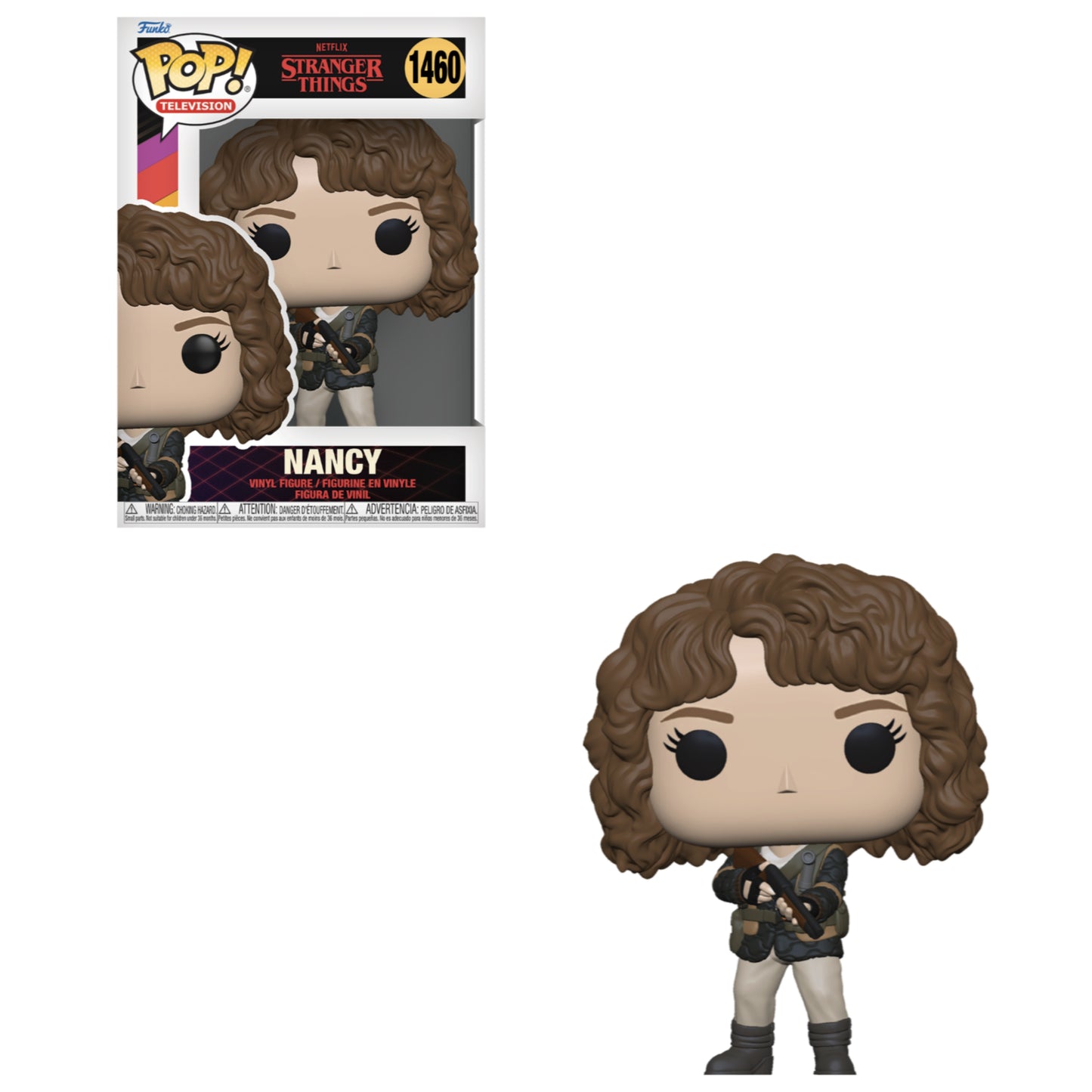 Funko POP! TV: Stranger Things - Hunter Nancy (with Shotgun) #1460 Figure