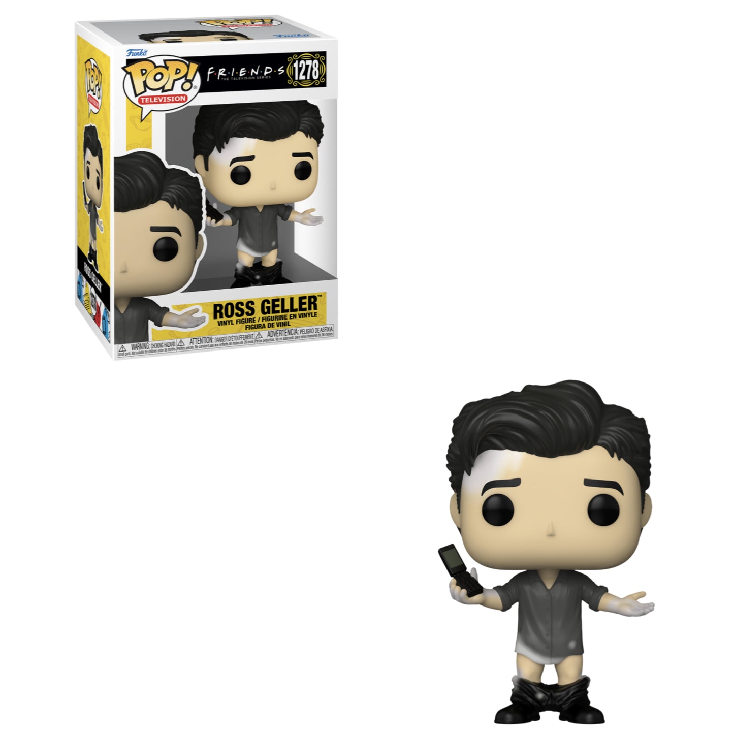 Funko POP! TV: Friends - Ross Geller with Leather Pants #1278 Figure
