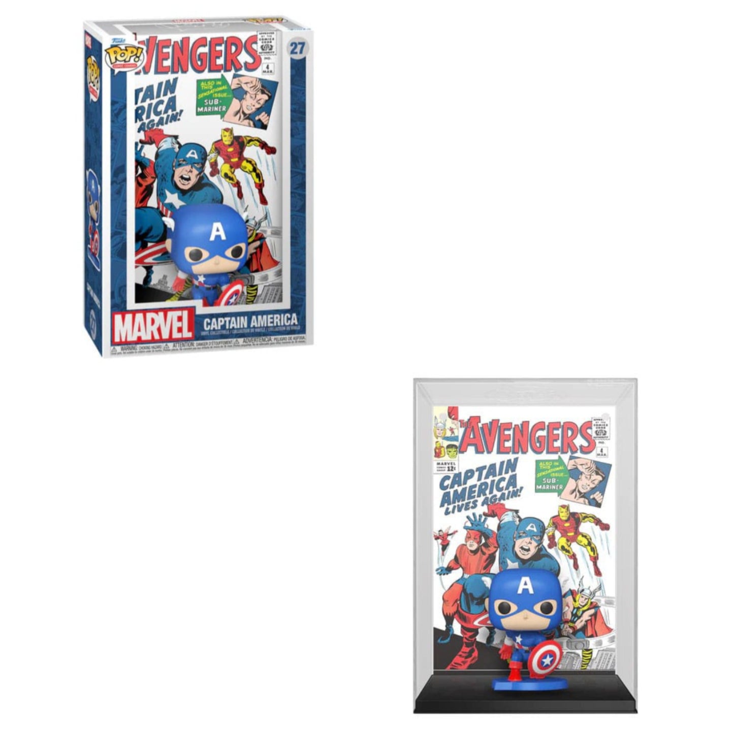Funko POP! Comic Covers: Marvel - Captain America #27 Figure
