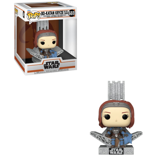 Funko POP! Star Wars: The Mandalorian - Bo-Katan Kryze on the Throne #669 Figure