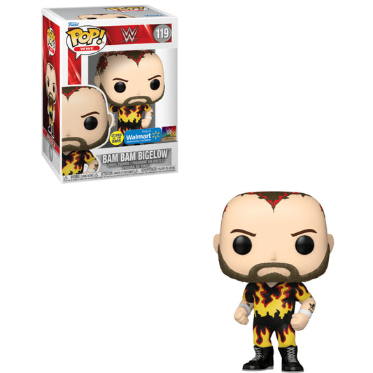 Funko POP! WWE: Bam Bam Bigelow(Glow) #119 Figure