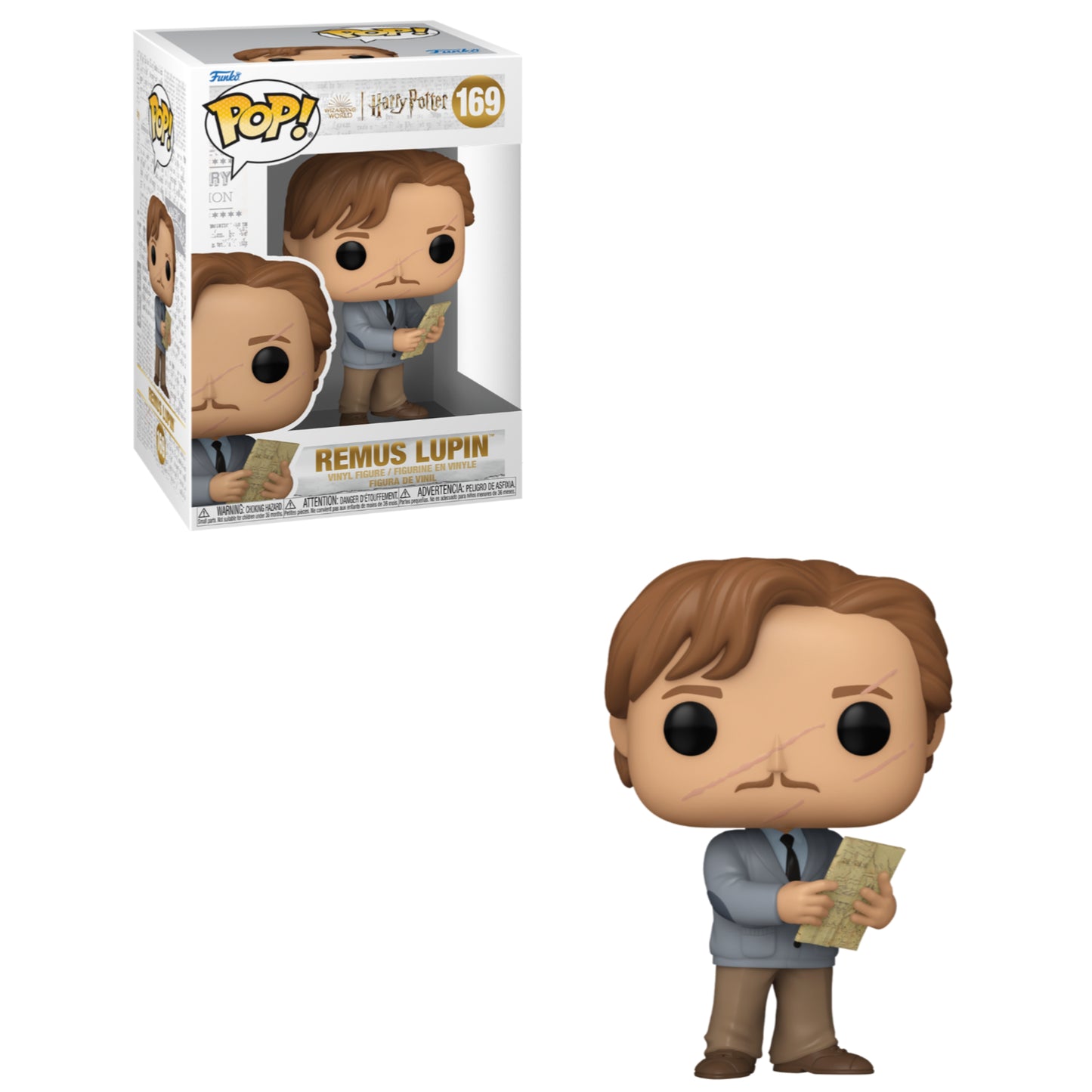 Funko POP! Movies: Harry Potter: Remus Lupin with map #169 Figure