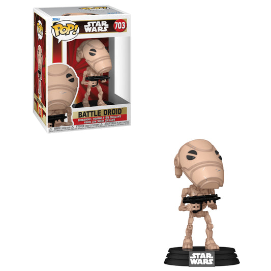 Funko POP! Star Wars: The Phantom Menace - Battle Droid #703 Figure