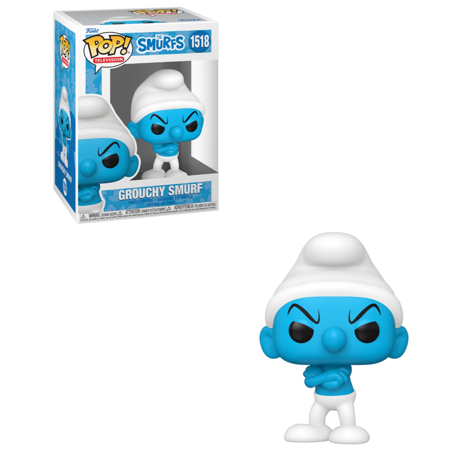 Funko POP! TV: The Smurfs - Grouchy Smurf #1518 Figure