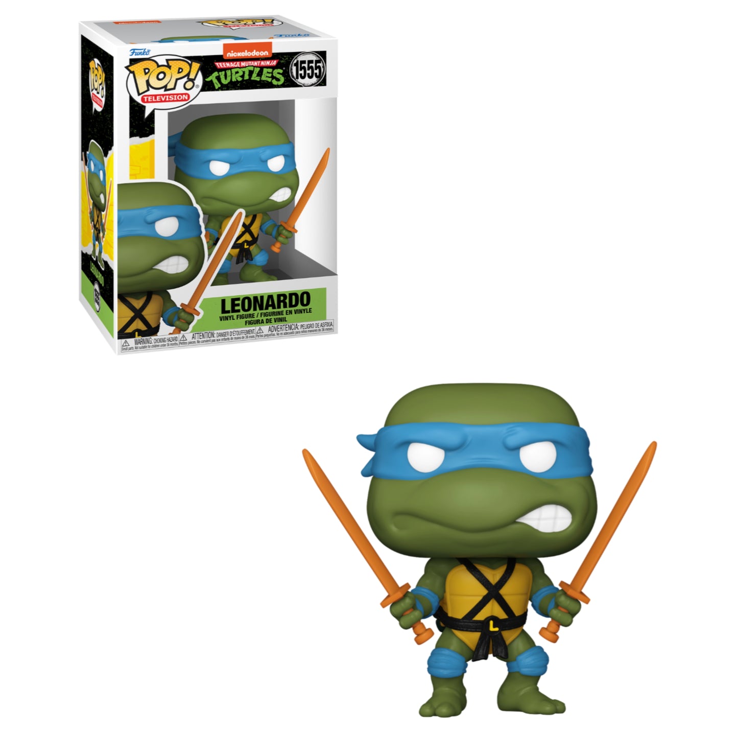 Funko POP! TV: Teenage Mutant Ninja Turtles - Leonardo #1555 Figure