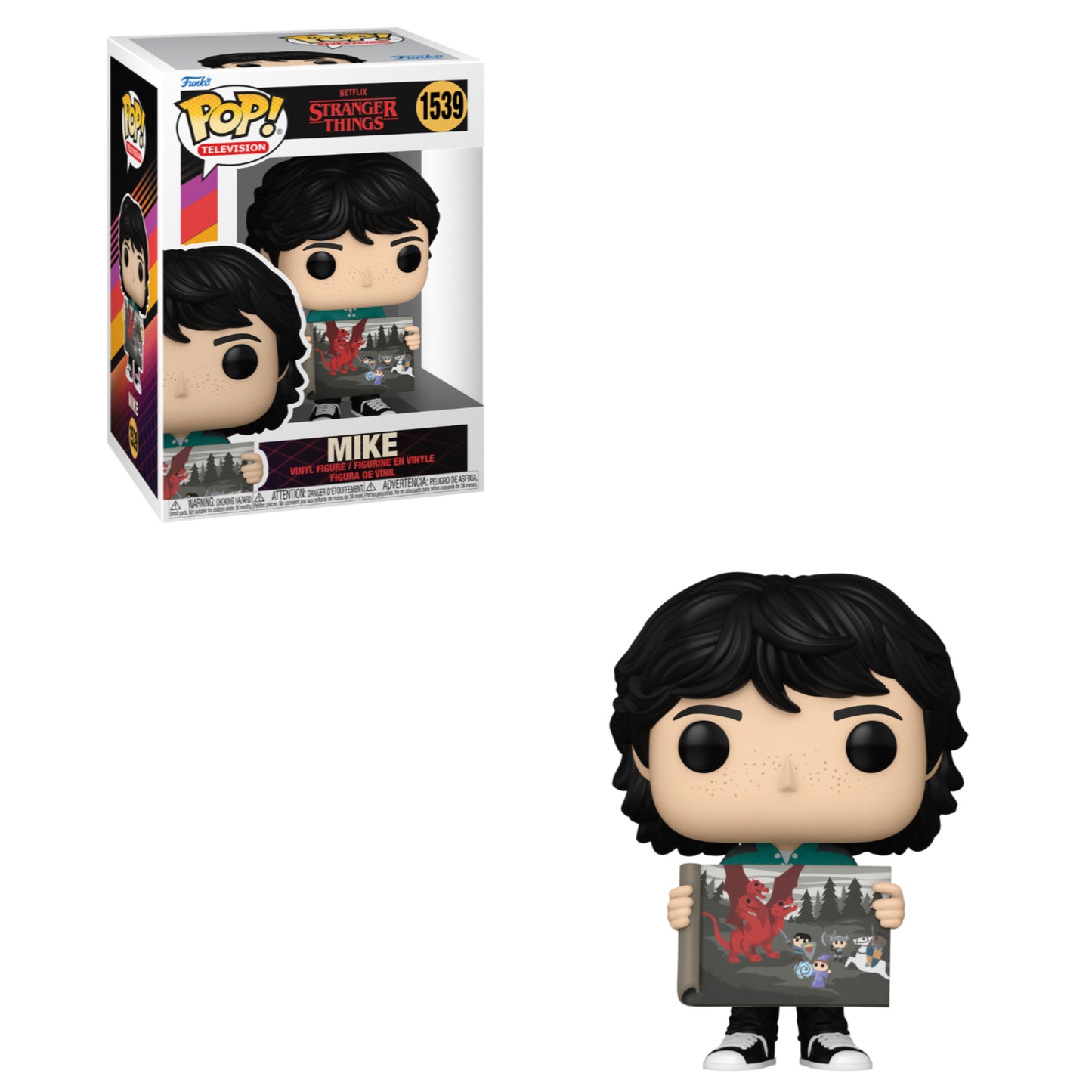 Funko POP! TV: Stranger Things - Mike with Will's Painting #1539 Figure