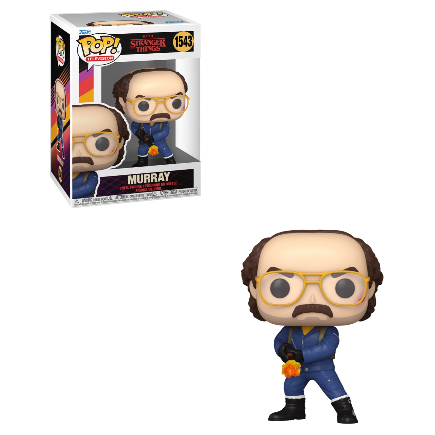 Funko POP! TV: Stranger Things - Murray #1543 Figure