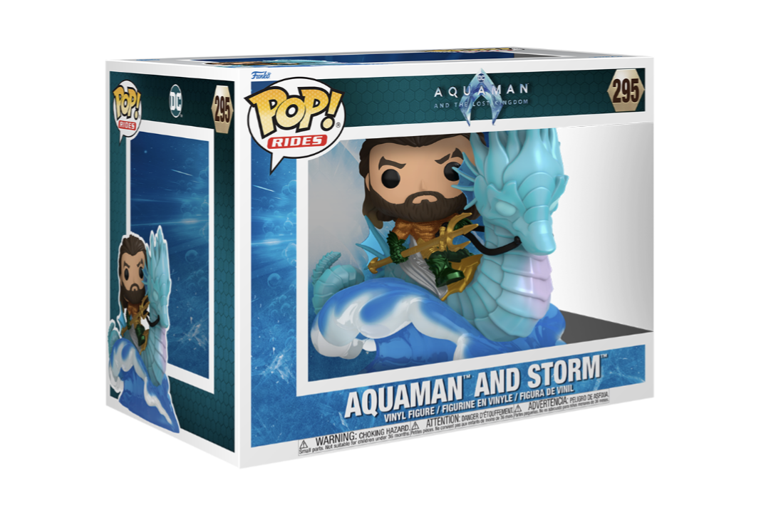 Funko POP! Rides: Aquaman and the Lost Kingdom - Aquaman and Storm #295 Figure
