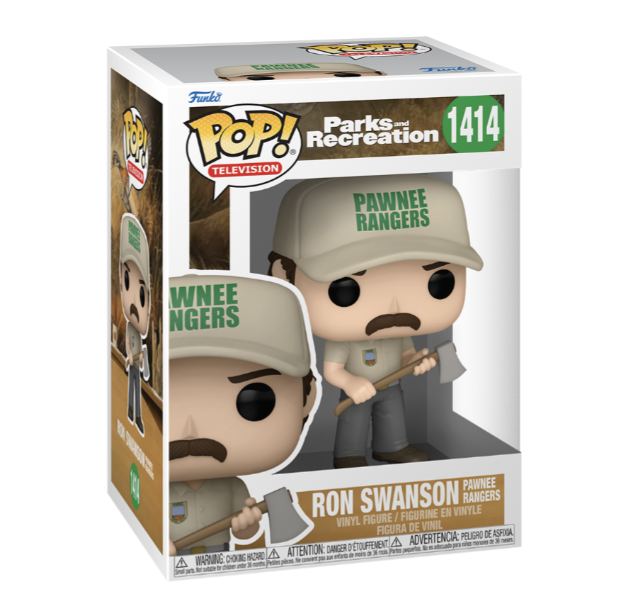 Funko POP! TV: Parks and Recreation - Ron Swanson (Pawnee Rangers) #1414 Figure