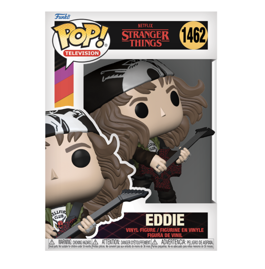 Funko POP! TV: Stranger Things - Hunter Eddie (with Guitar) #1462 Figure