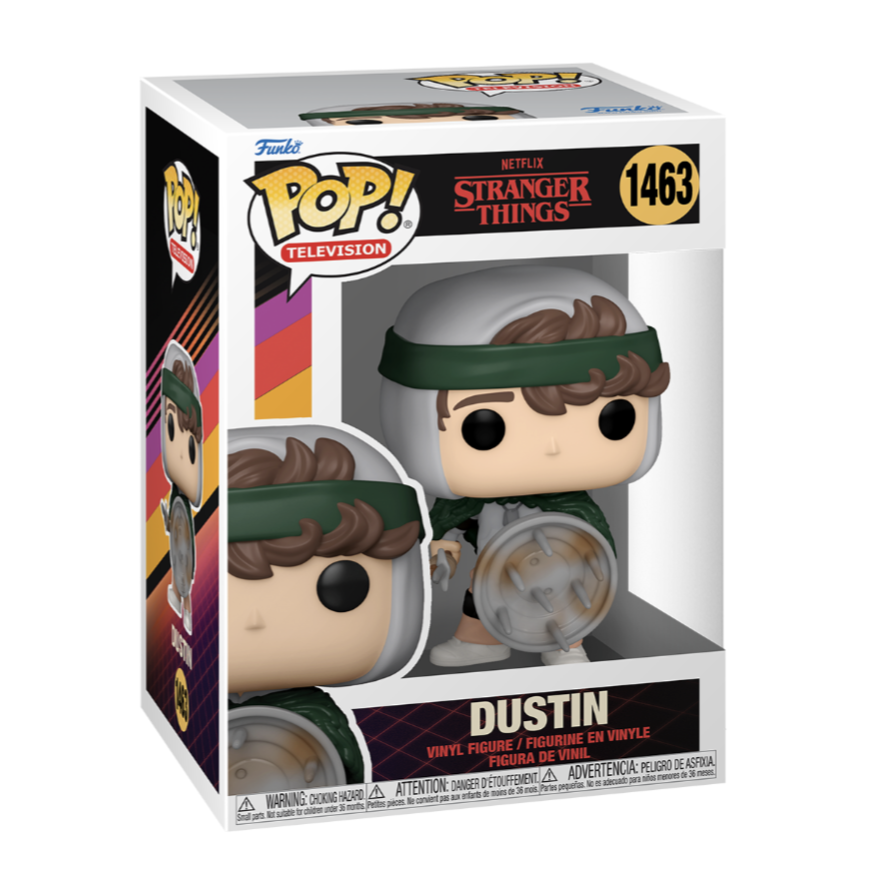 Funko POP! TV: Stranger Things - Hunter Dustin (with Shield) #1463 Figure