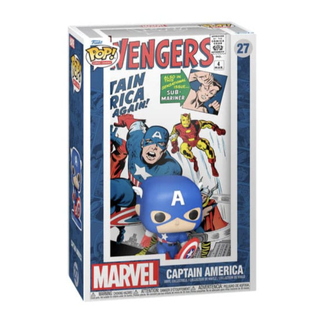 Funko POP! Comic Covers: Marvel - Captain America #27 Figure