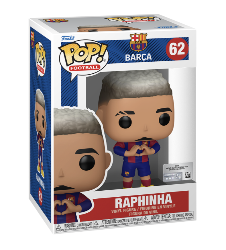 Funko POP! Football: Barcelona - Raphinha #62 Figure