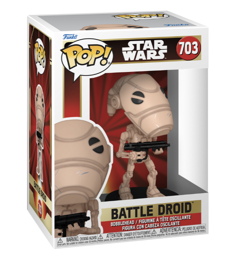 Funko POP! Star Wars: The Phantom Menace - Battle Droid #703 Figure