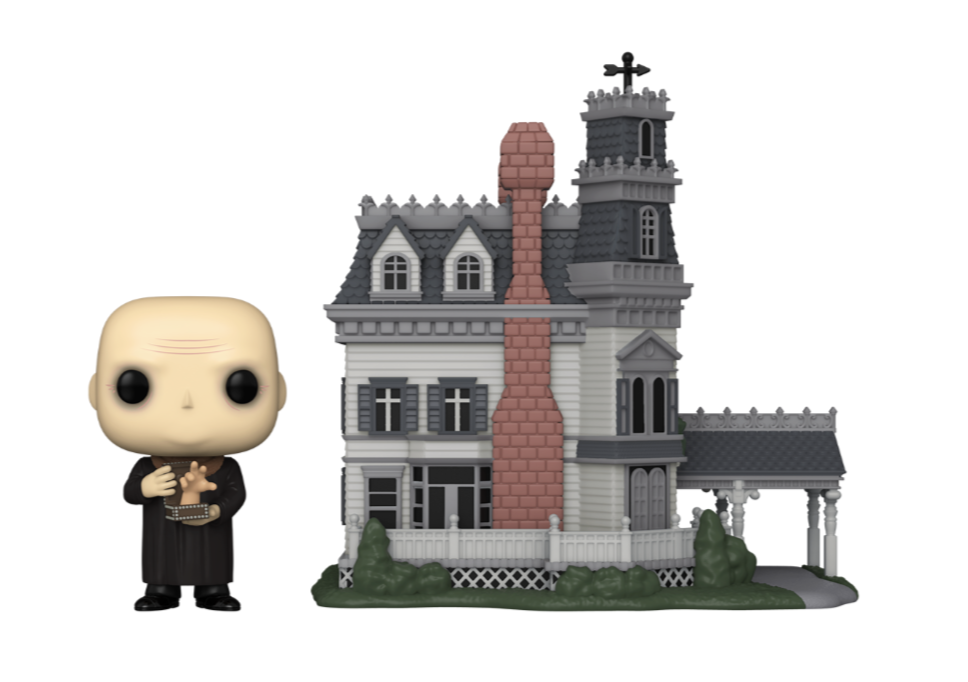 Funko POP! TV - Town: The Addams Family - Uncle Fester and Addams Family Mansion #40