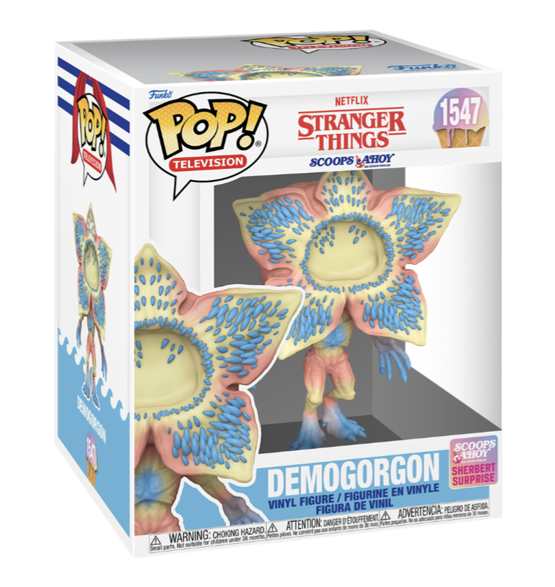 Funko POP! TV: Stranger Things - Demogorgon (Scoops Ahoy) #1547 Supersized Figure