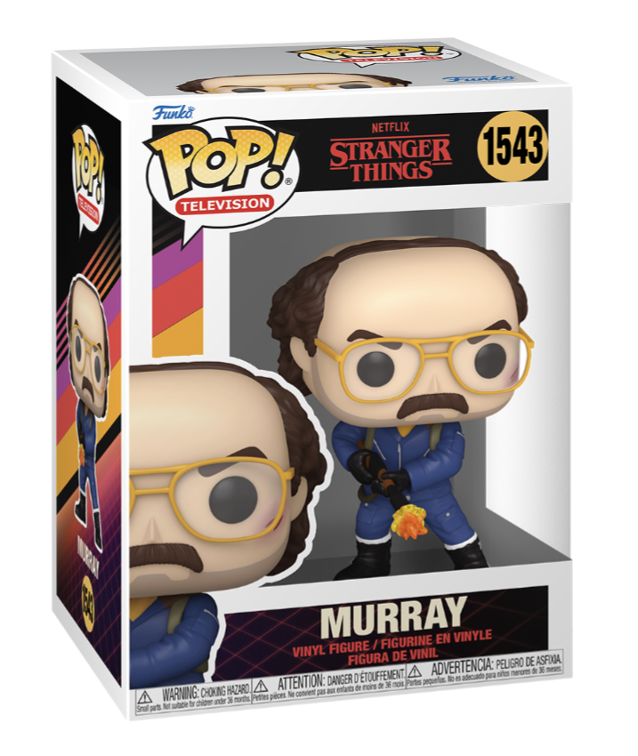 Funko POP! TV: Stranger Things - Murray #1543 Figure